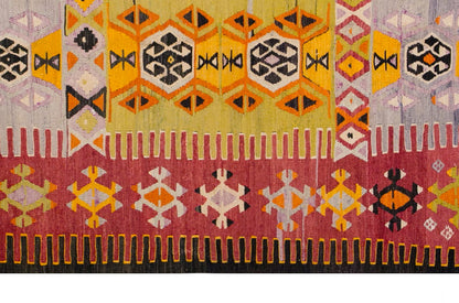 Vintage Turkish Rug, 4.3 x 7.10 ft Rug, 131 x 241 cm