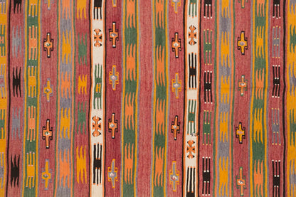 Vintage Turkish Rug, 4.3 x 8 ft, 132 x 244 cm