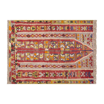 Vintage Turkish Rug, 4.4 x 5.4 ft, 133 x 165 cm
