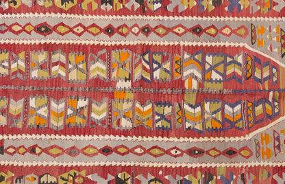 Vintage Turkish Rug, 4.4 x 5.4 ft, 133 x 165 cm