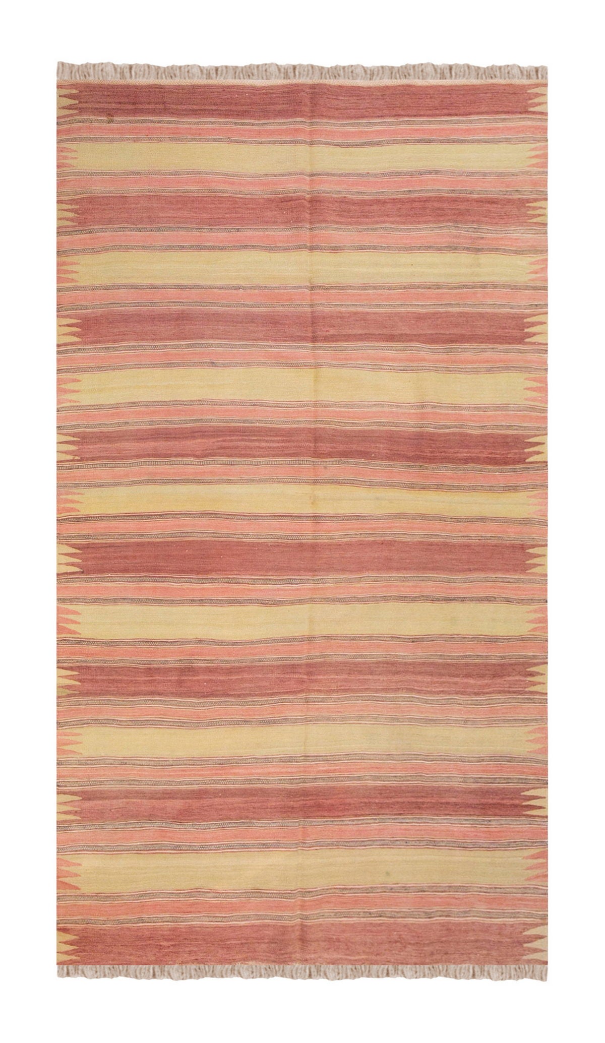 Vintage Turkish Rug, 4.4 x 7.6 ft Rug, 133 x 229 cm