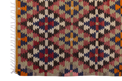 Vintage Turkish Rug, 4.5 x 3.1 ft Rug, 135 x 96 cm