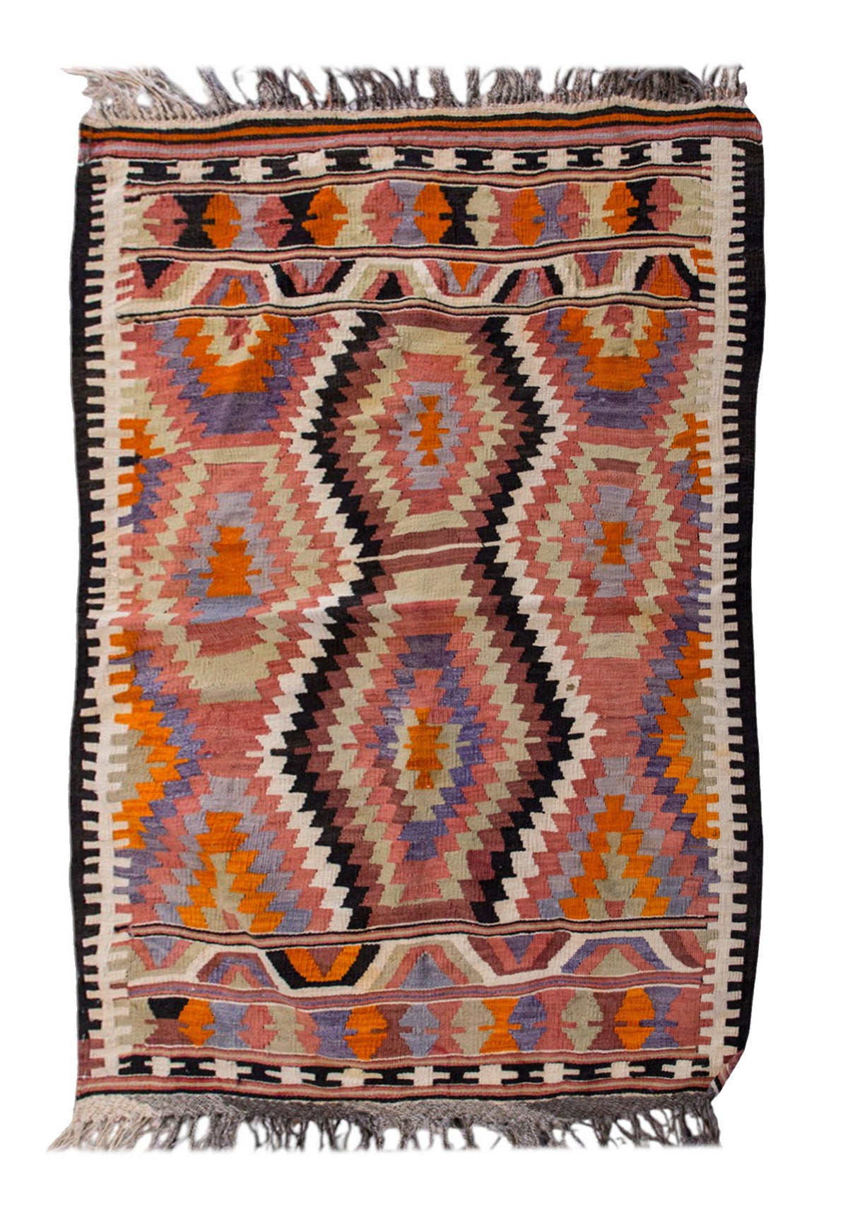 Vintage Turkish Rug, 4.5 x 3.3 ft Rug, 135 x 101 cm