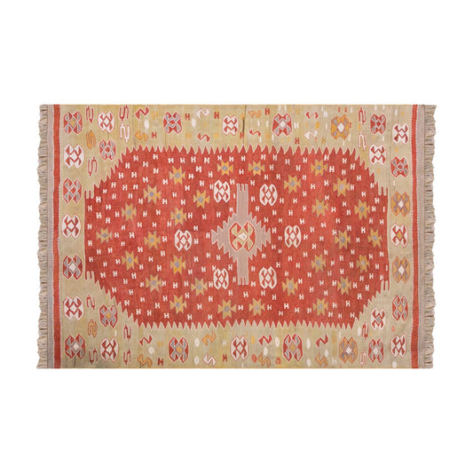 Vintage Turkish Rug, 4.5 x 6.1 ft Rug, 136 x 187 cm