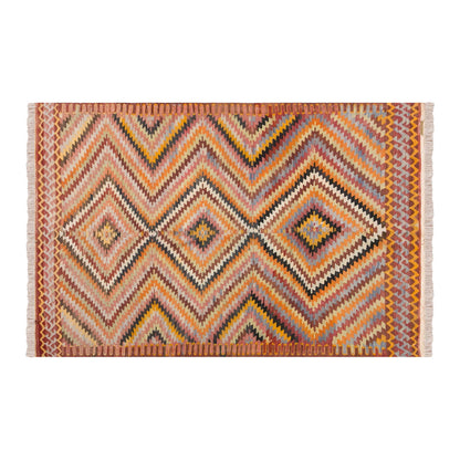Vintage Turkish Rug, 4.5 x 7.4 ft Rug, 137 x 226 cm