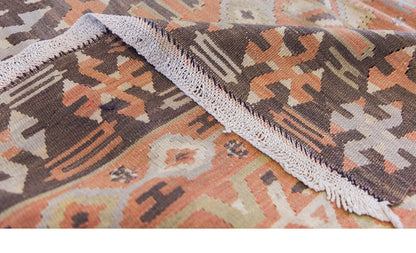 Vintage Turkish Rug, 4.6 x 2.10 ft Rug, 139 x 87 cm