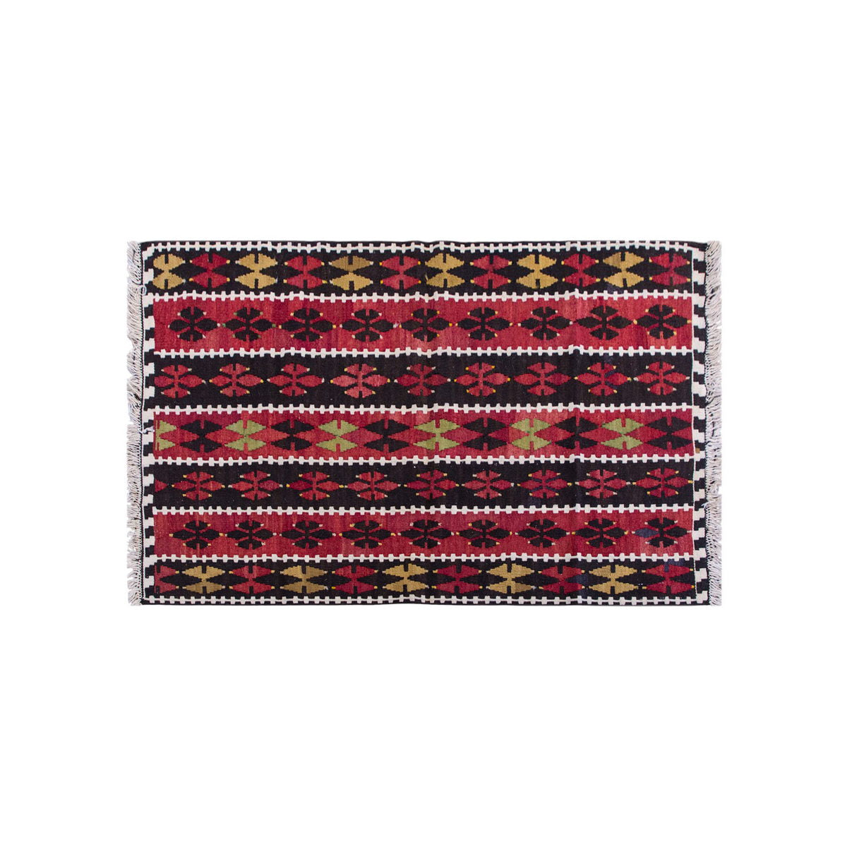 Vintage Turkish Rug, 4.6 x 2.11 ft, 138 x 90 cm