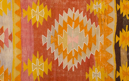 Vintage Turkish Rug, 4.6 x 3 ft Rug, 138 x 93 cm