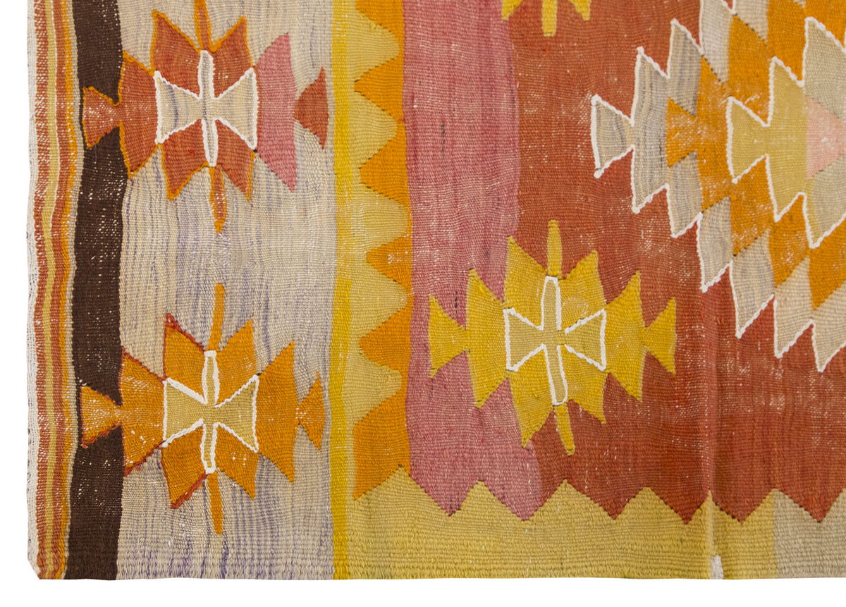 Vintage Turkish Rug, 4.6 x 3 ft Rug, 138 x 93 cm