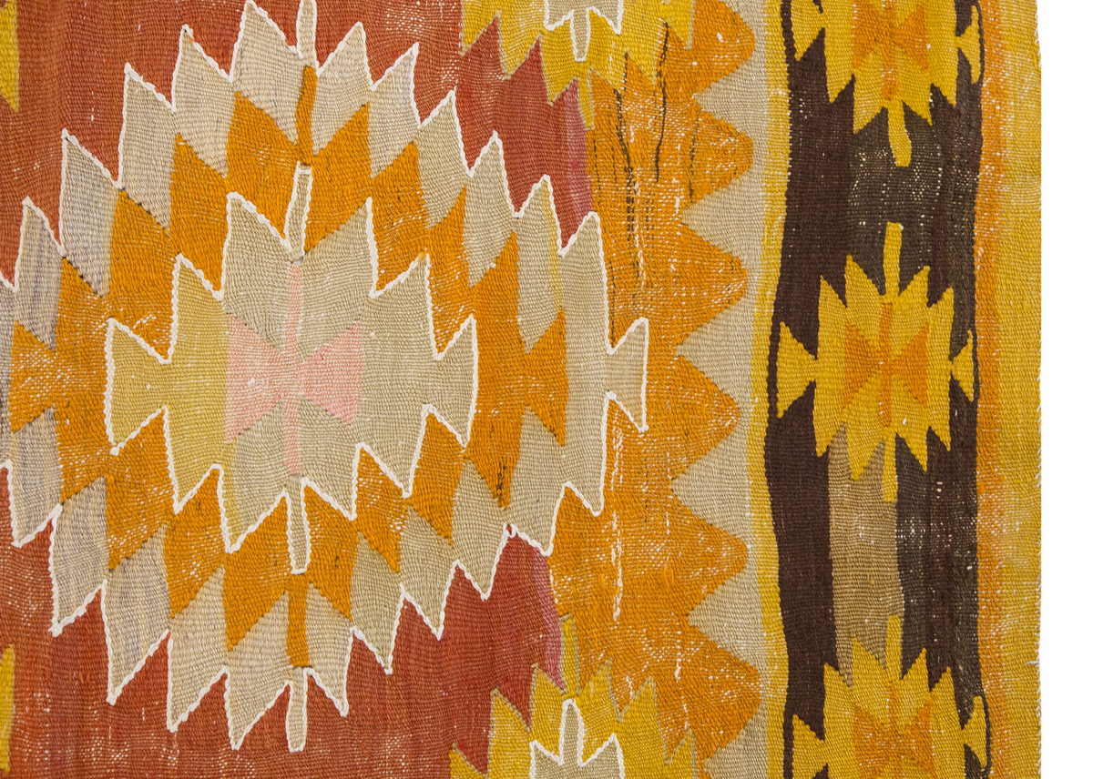 Vintage Turkish Rug, 4.6 x 3 ft Rug, 138 x 93 cm