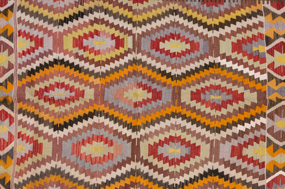 Vintage Turkish Rug, 4.6 x 6.4 ft Rug, 138 x 194 cm
