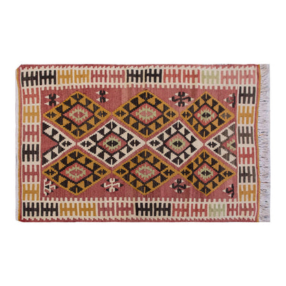 Vintage Turkish Rug, 4.7 x 2.11 ft Rug, 142 x 91 cm