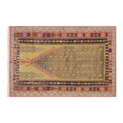 Vintage Turkish Rug, 4.8 x 10.3 ft, Vintage Rug, 143 x 314 cm