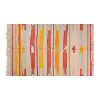 Vintage Turkish Rug, 4.8 x 6.10 ft Rug, 144 x 209 cm