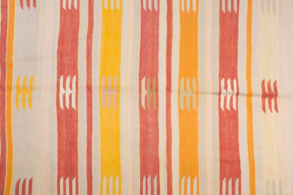 Vintage Turkish Rug, 4.8 x 6.10 ft Rug, 144 x 209 cm