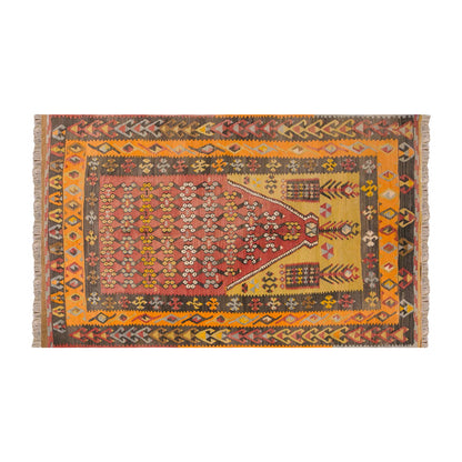 Vintage Turkish Rug, 4.8 x 7.4 ft, Vintage Rug, 143 x 224 cm