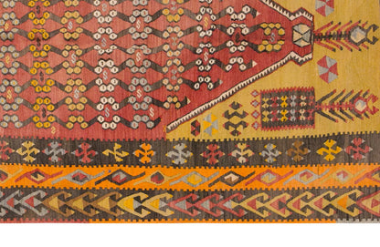 Vintage Turkish Rug, 4.8 x 7.4 ft, Vintage Rug, 143 x 224 cm