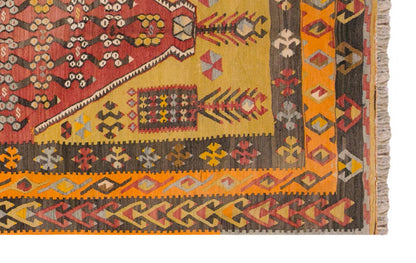 Vintage Turkish Rug, 4.8 x 7.4 ft, Vintage Rug, 143 x 224 cm