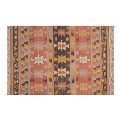 Vintage Turkish Rug, 4 x 4.9 ft Rug, 122 x 145 cm