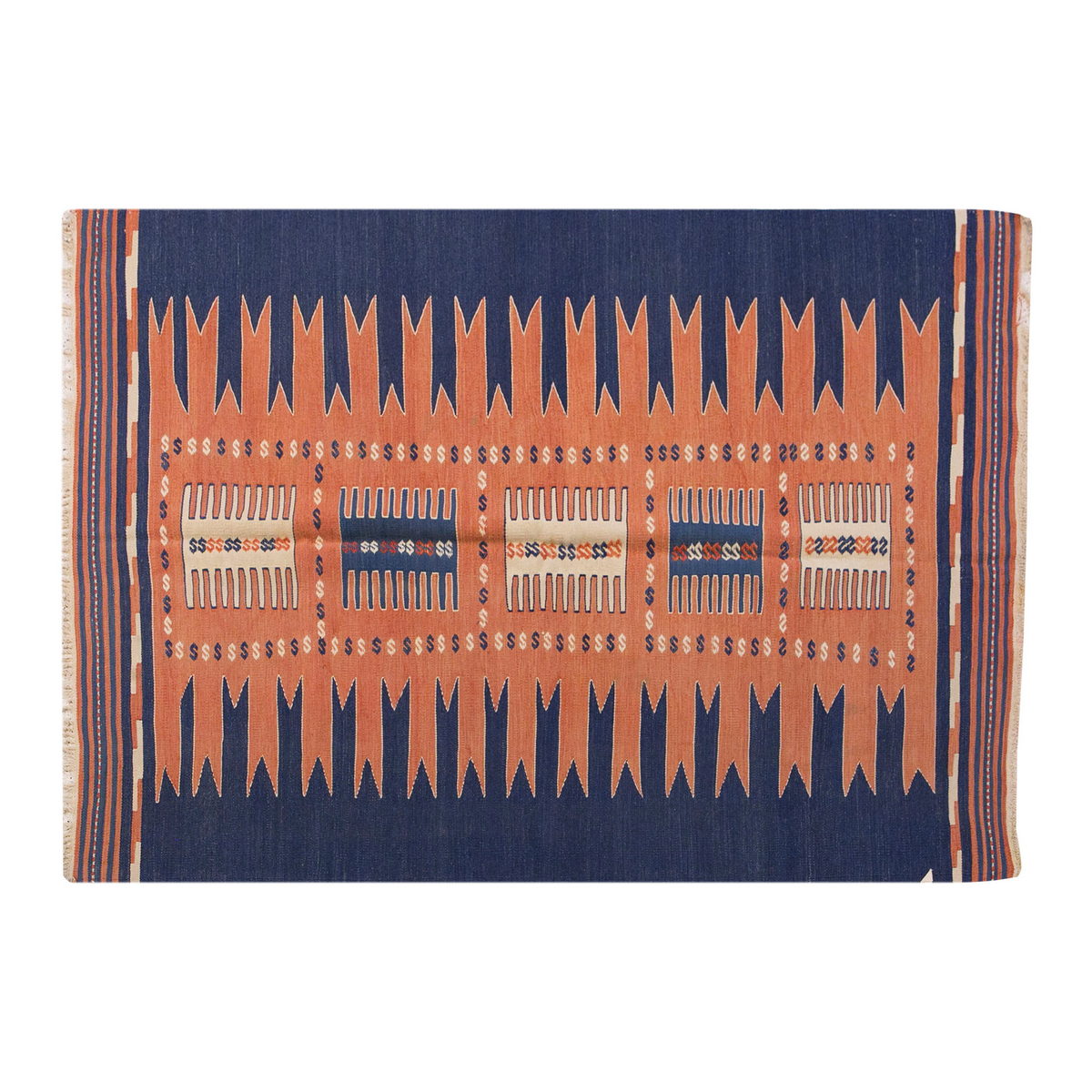 Vintage Turkish Rug, 4 x 5.11 ft Rug, 123 x 181 cm