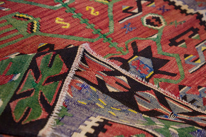 Vintage Turkish Rug, 4 x 5.6 ft Rug, 124 x 168 cm
