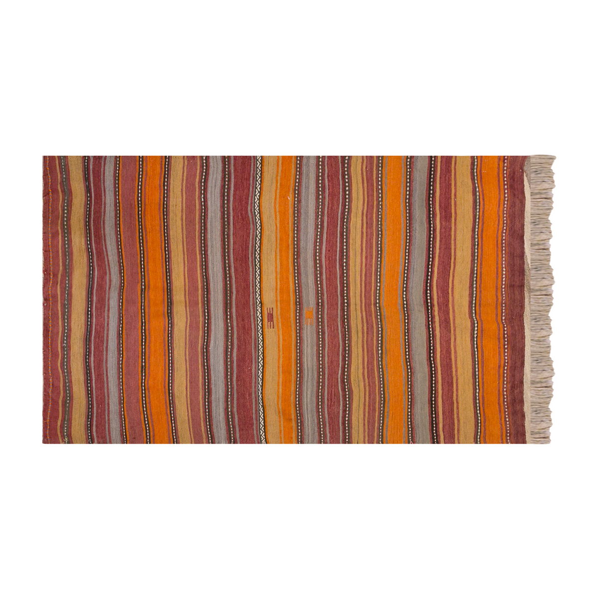 Vintage Turkish Rug, 4 x 6.2 ft Rug, 122 x 190 cm