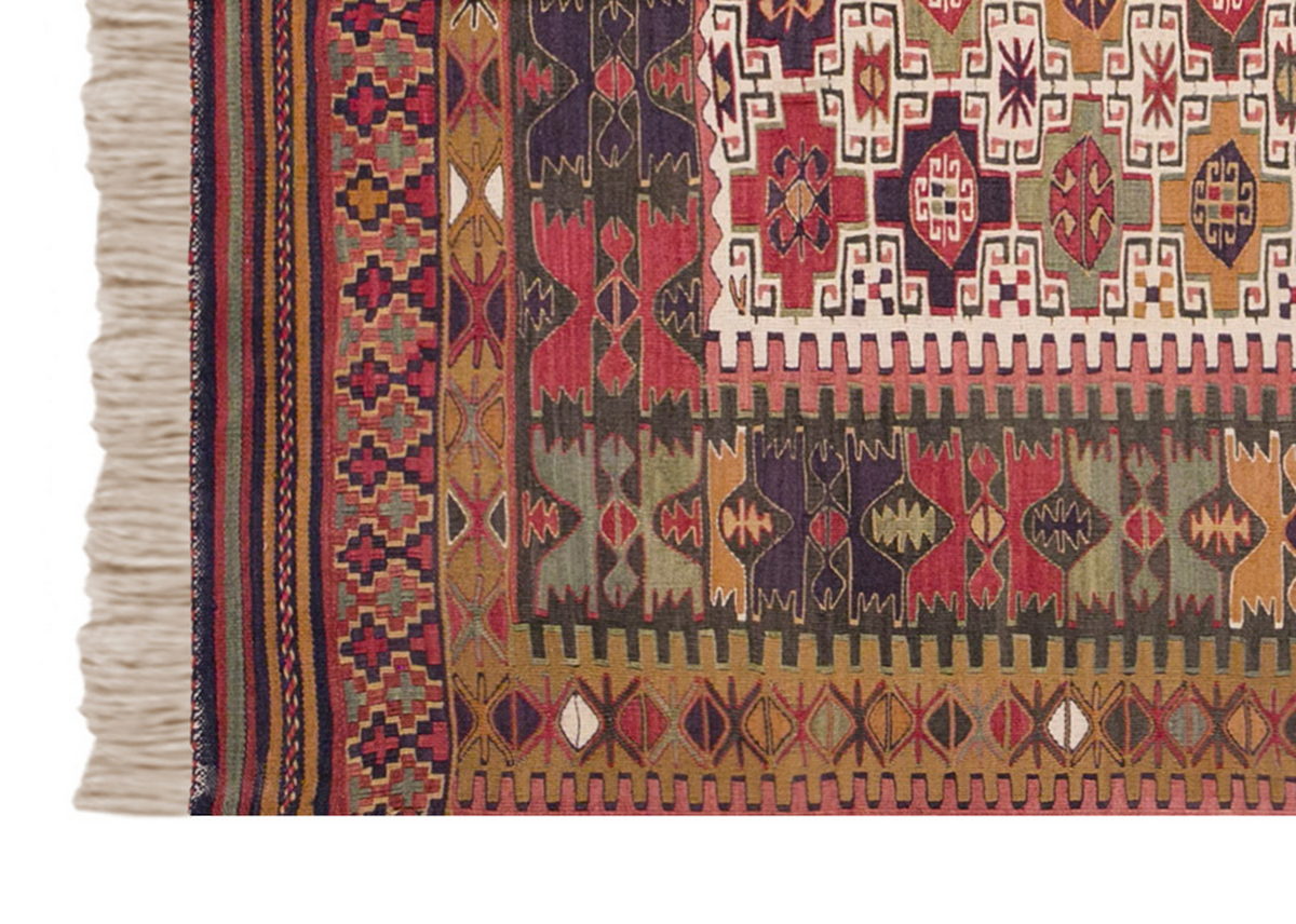 Vintage Turkish Rug, 4 x 6 ft Rug, 124 x 184 cm