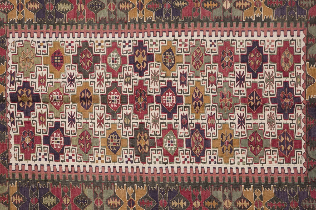 Vintage Turkish Rug, 4 x 6 ft Rug, 124 x 184 cm