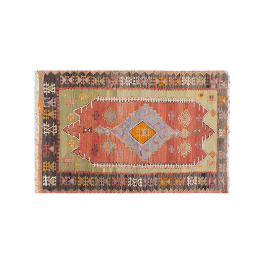 Vintage Turkish Rug, 5.1 x 3.1 ft, 155 x 95 cm