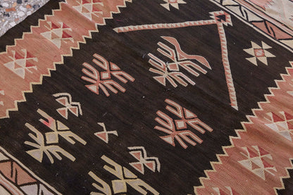 Vintage Turkish Rug, 5.1 x 3.4 ft Rug, 157 x 104 cm