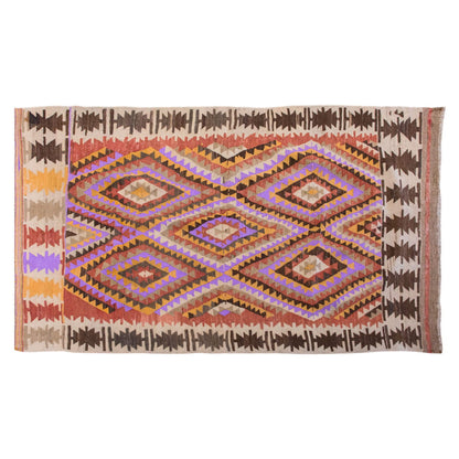 Vintage Turkish Rug, 5.1 x 3.7 ft, 155 x 110 cm