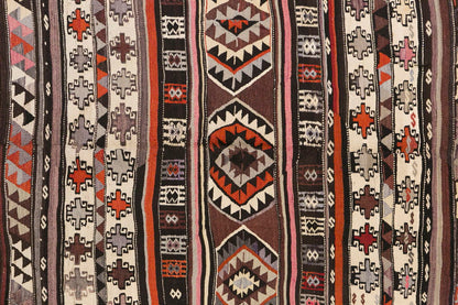 Vintage Turkish Rug, 5.1 x 7.4 ft Rug, 156 x 226 cm