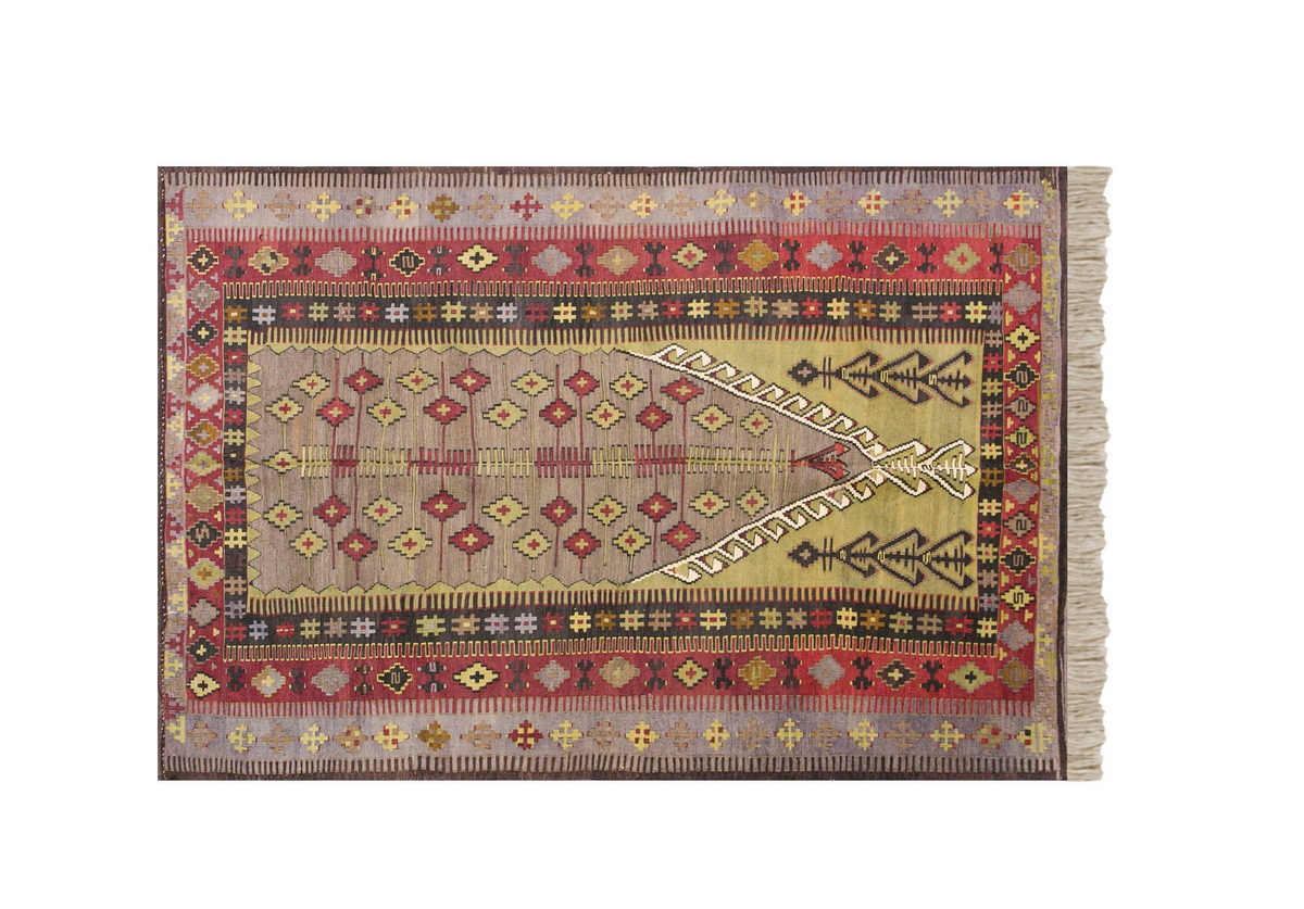 Vintage Turkish Rug, 5.1 x 8.3 ft Rug,, 156 x 252 cm