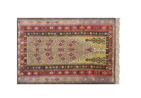 Vintage Turkish Rug, 5.1 x 8.3 ft Rug,, 156 x 252 cm
