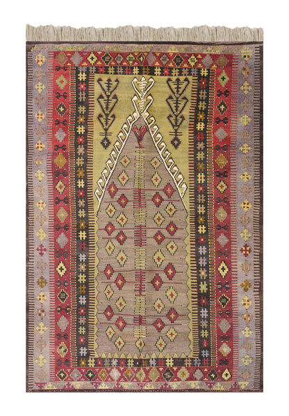 Vintage Turkish Rug, 5.1 x 8.3 ft Rug,, 156 x 252 cm