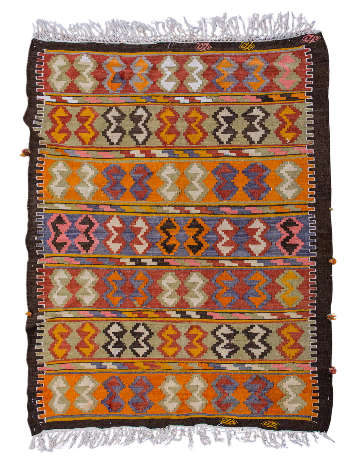 Vintage Turkish Rug, 5.10 x 3.3 ft Rug, 180 x 101 cm