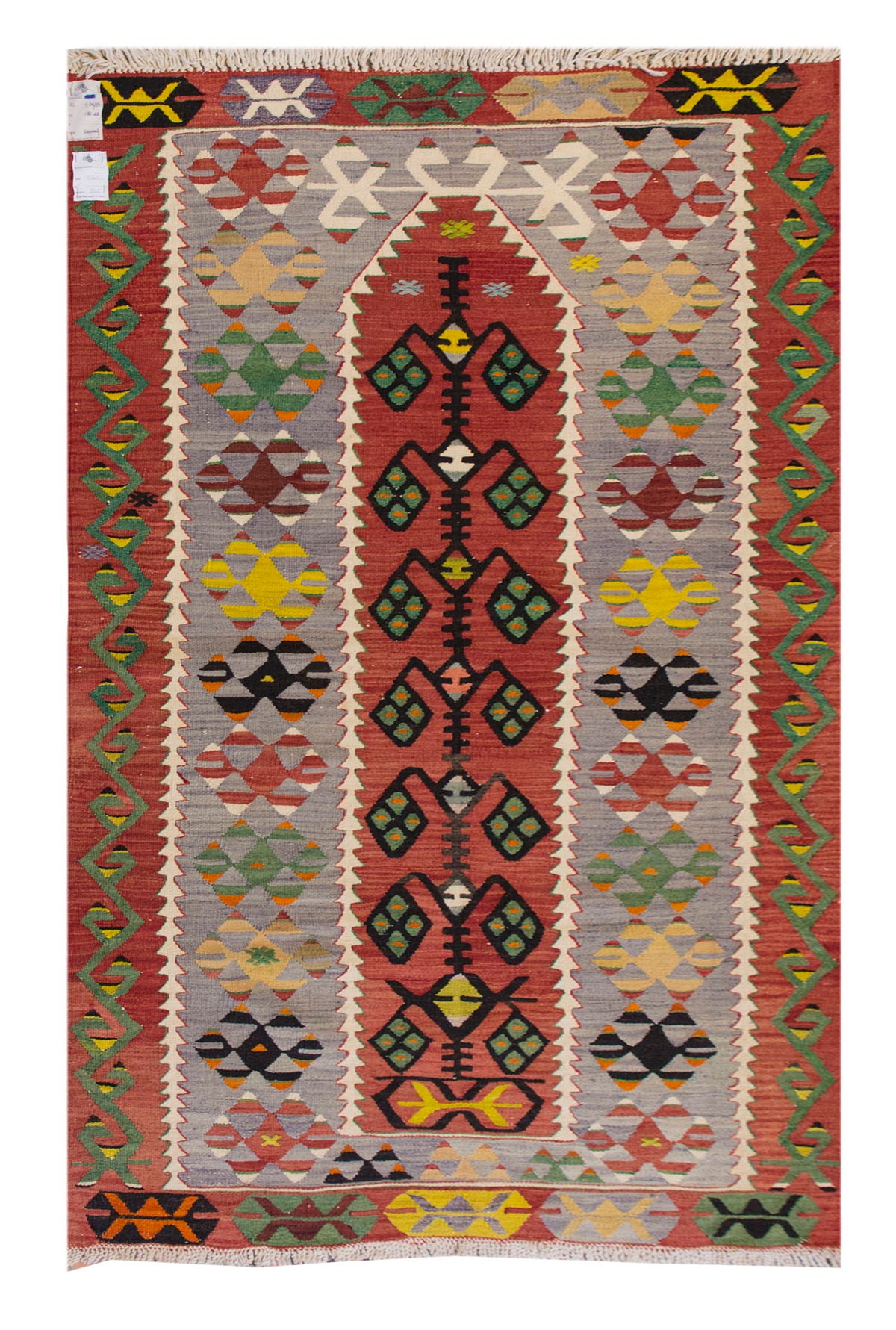 Vintage Turkish Rug, 5.11 x 3.6 ft Rug, 182 x 108 cm