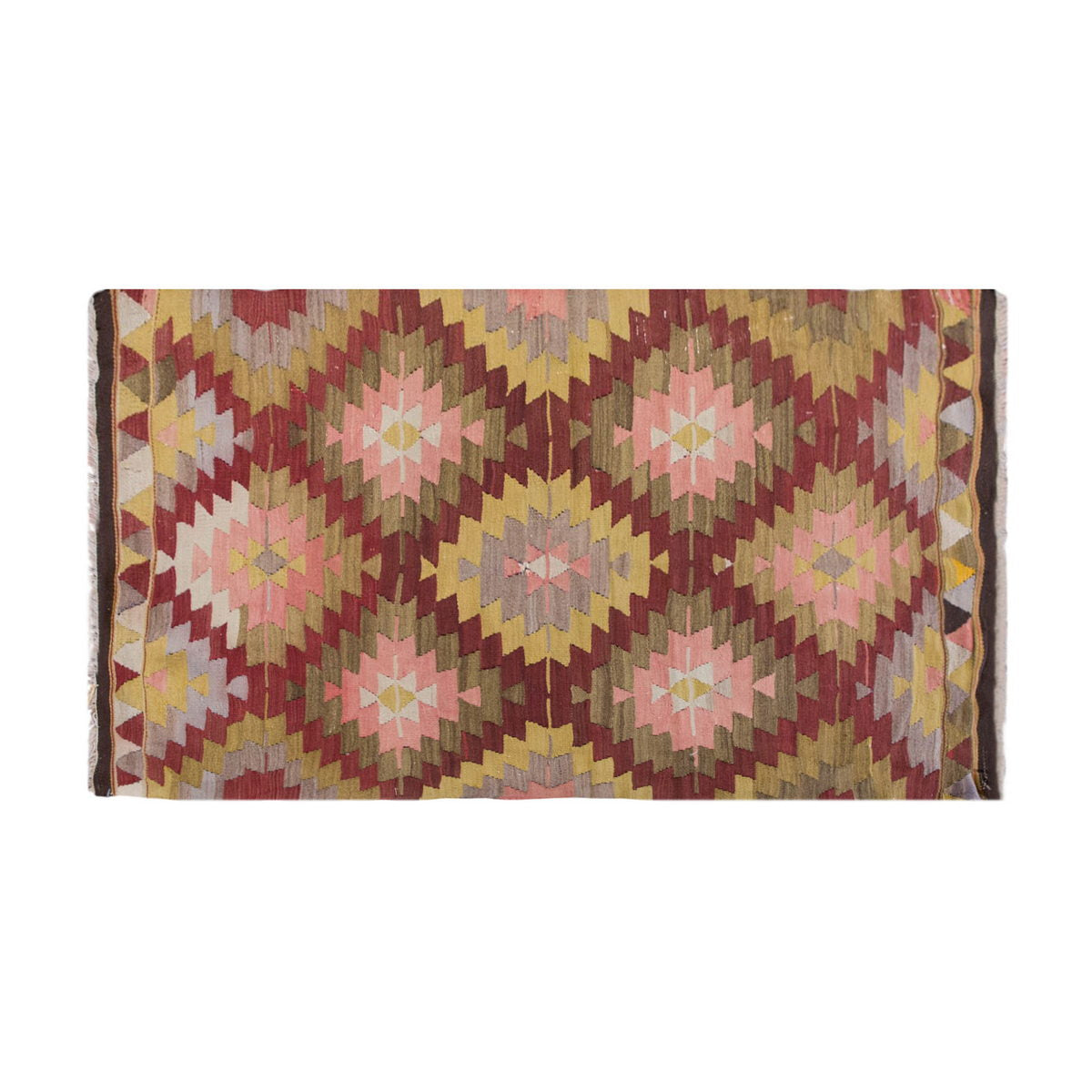 Vintage Turkish Rug, 5.2 x 3.2 ft, 159 x 99 cm