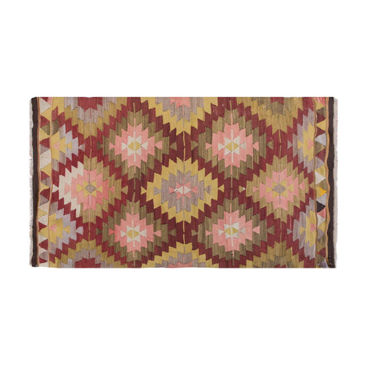 Vintage Turkish Rug, 5.2 x 3.2 ft, 159 x 99 cm