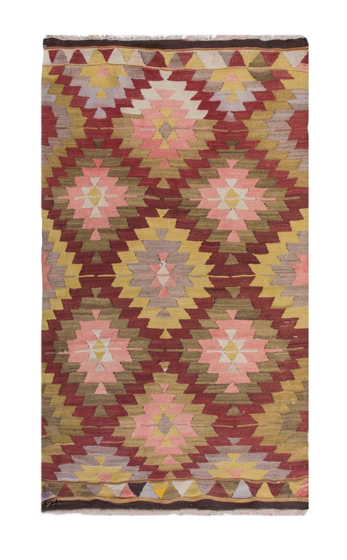 Vintage Turkish Rug, 5.2 x 3.2 ft, 159 x 99 cm
