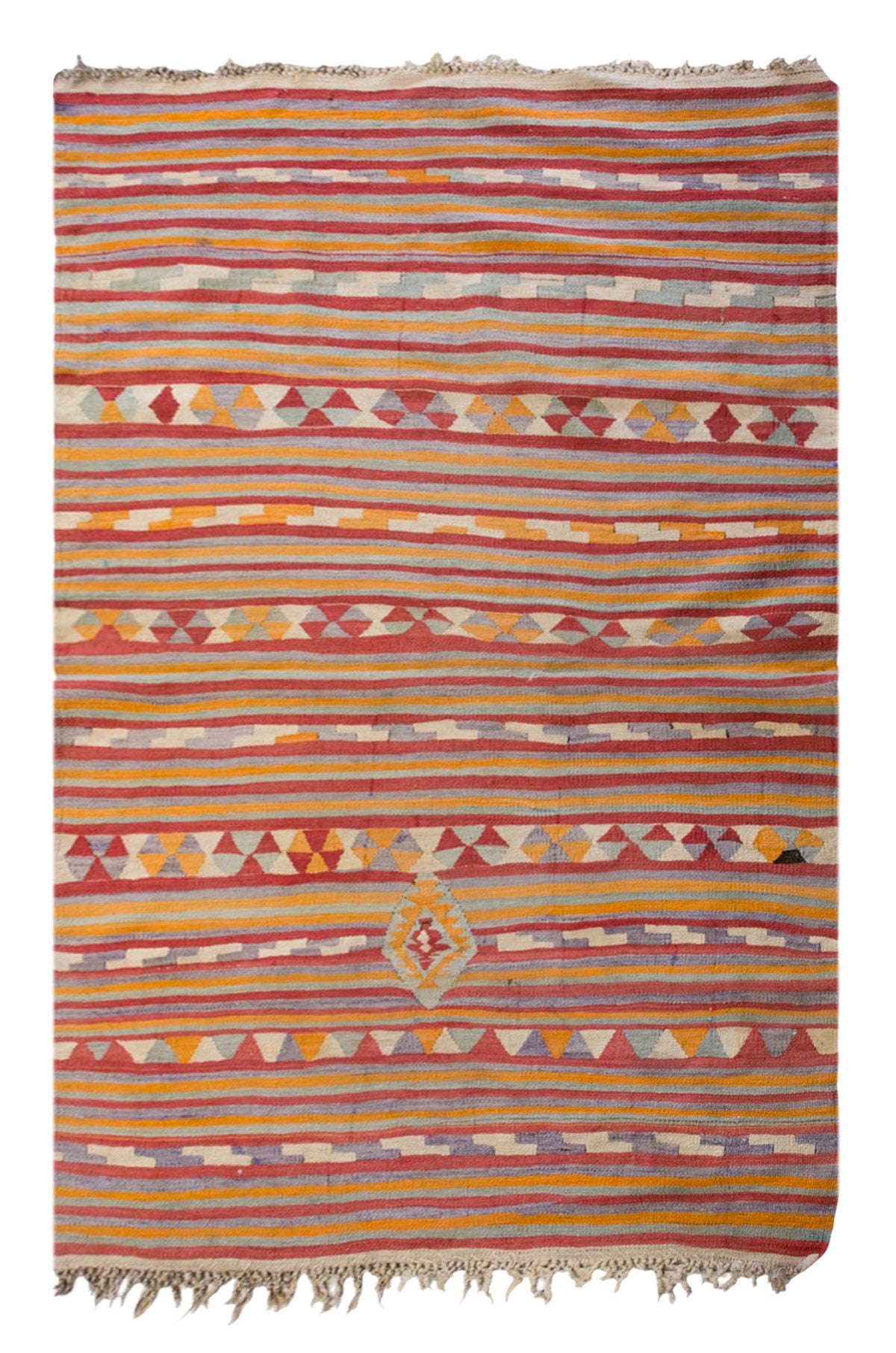 Vintage Turkish Rug, 5.2 x 3.4 ft Rug, 160 x 104 cm