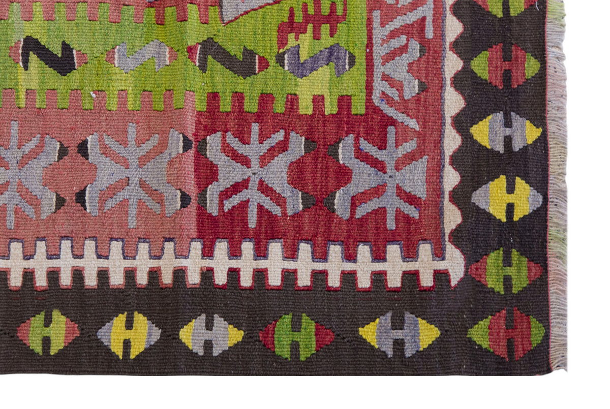 Vintage Turkish Rug, 5.5 x 3.3 ft Rug, 166 x 100 cm