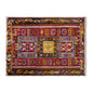 Vintage Turkish Rug, 5.5 x 6.6 ft, 166 x 200 cm