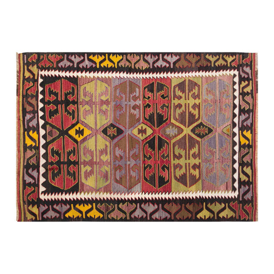 Vintage Turkish Rug, 5.6 x 3.8 ft Rug, 170 x 114 cm