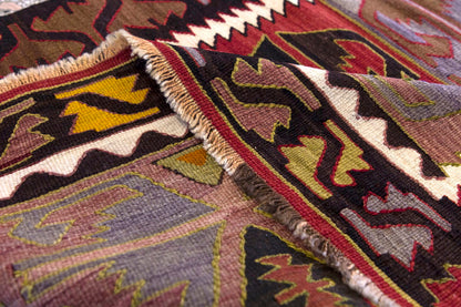 Vintage Turkish Rug, 5.6 x 3.8 ft Rug, 170 x 114 cm
