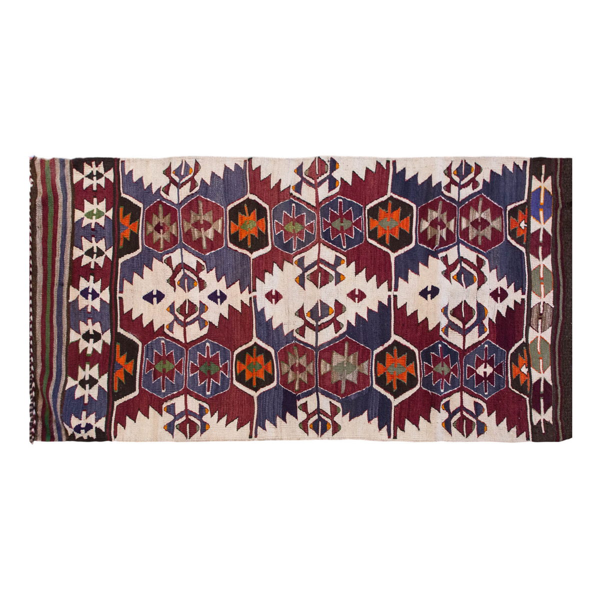 Vintage Turkish Rug, 5.8 x 3.2 ft, 174 x 97 cm