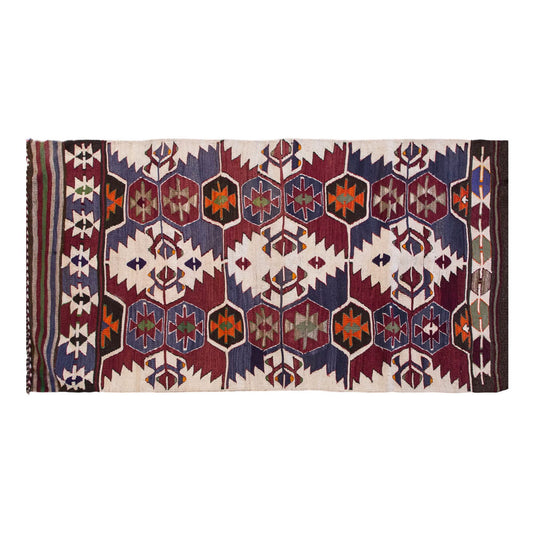 Vintage Turkish Rug, 5.8 x 3.2 ft, 174 x 97 cm