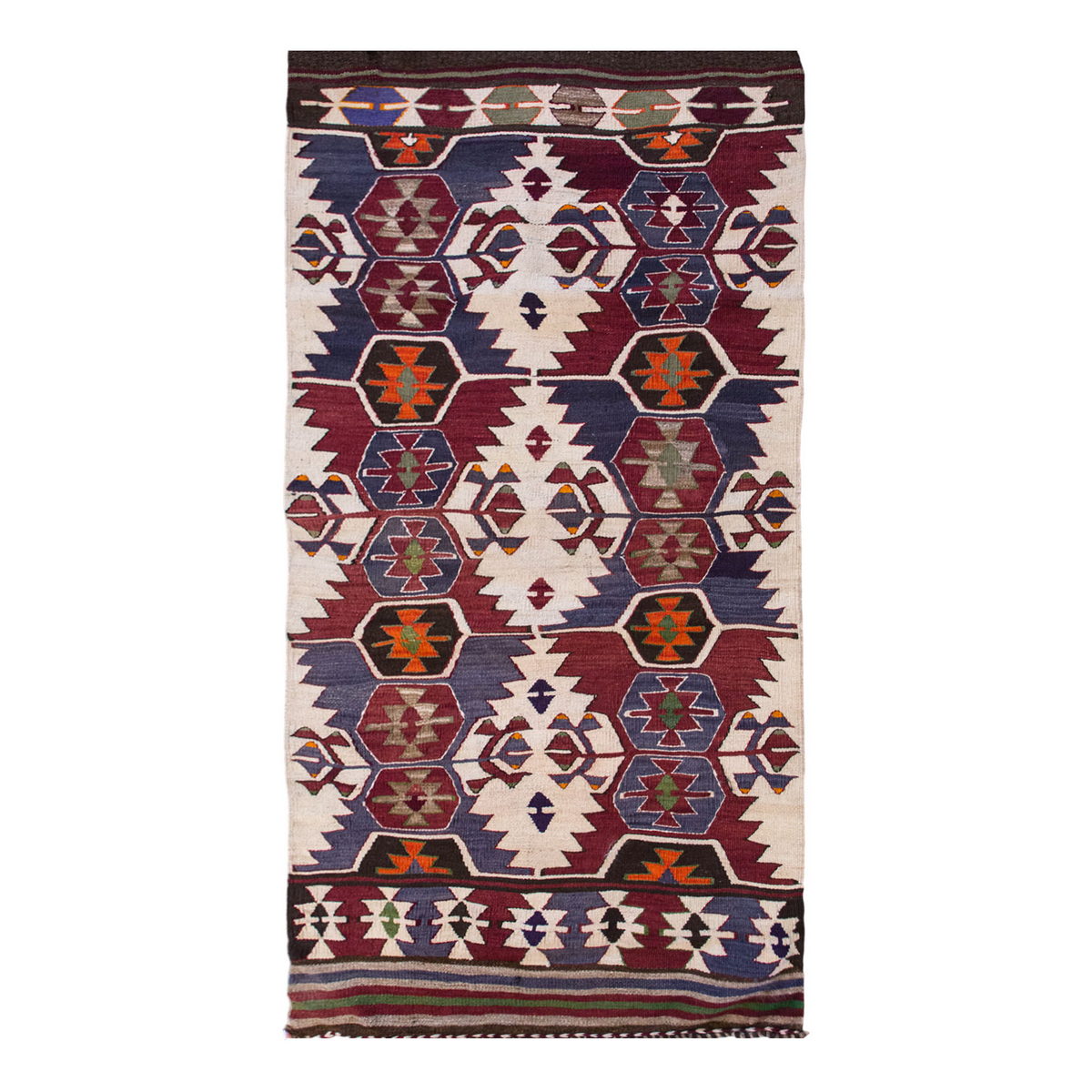 Vintage Turkish Rug, 5.8 x 3.2 ft, 174 x 97 cm