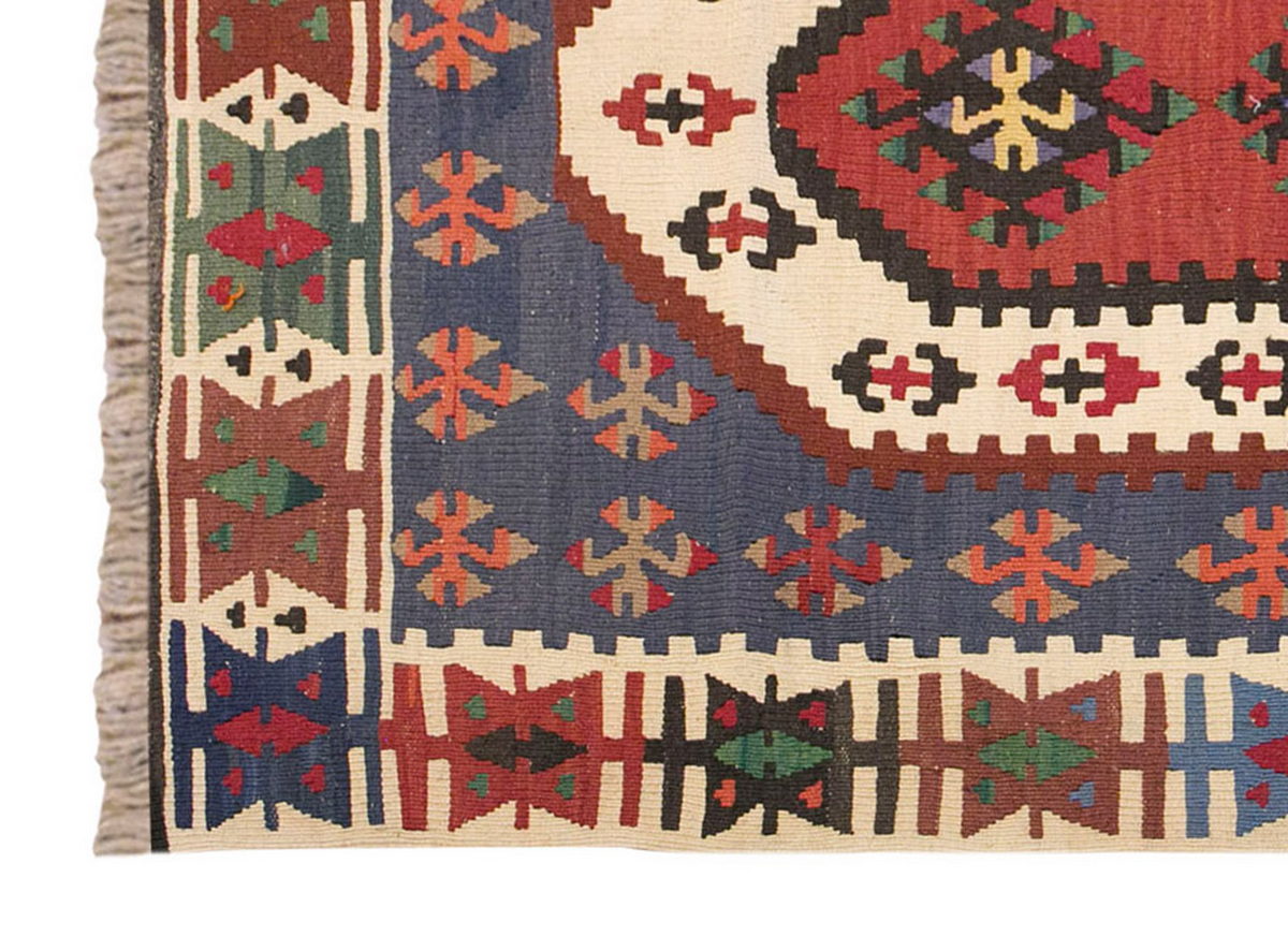 Vintage Turkish Rug, 5.8 x 3.9 ft Rug, 175 x 116 cm
