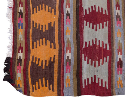 Vintage Turkish Rug, 5.8 x 4 ft Rug, 173 x 123 cm